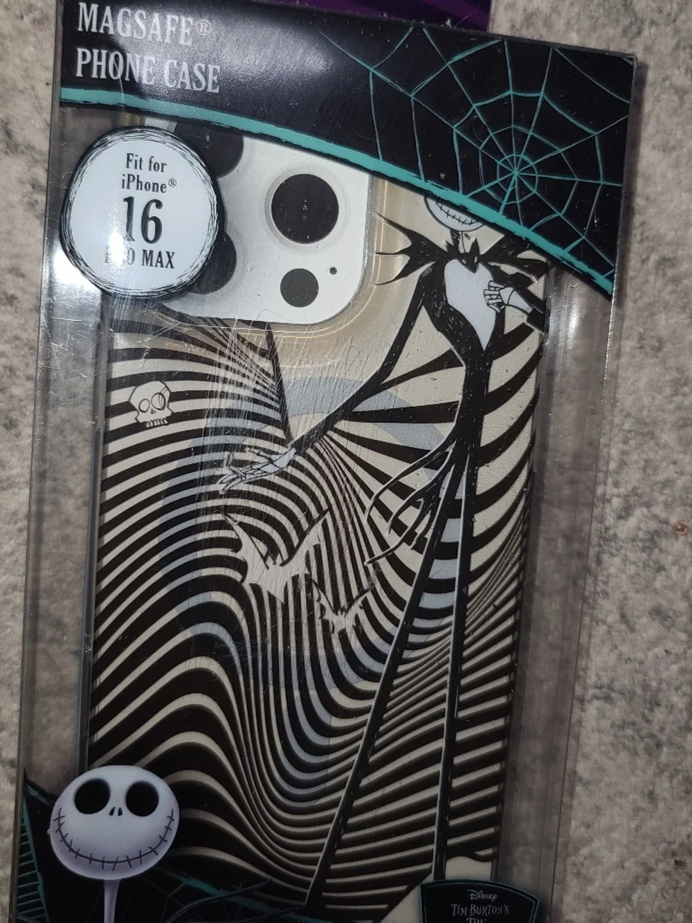 Disney The Nightmare Before Christmas MagSafe phone case iPhone 16 Pro Max. New